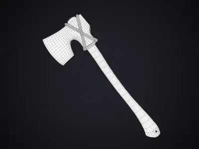 Axe Weapon 3D Model 3D model