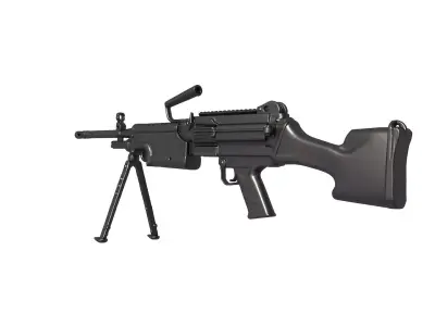 FN M249S weapon 3D print model