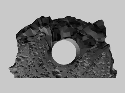 Aquarium-Ornaments Second cave Free 3D print model