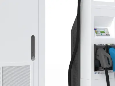 ABB Terra HP Dynamic DC EV Dispenser 3D model