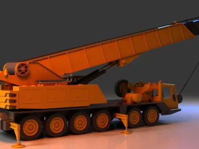 Crane 3D Model 3D model