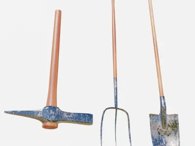 Farm Tools 3D model purchase