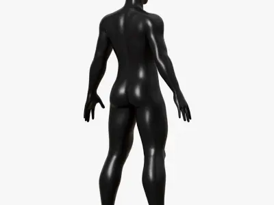  Mannequin Male Black 