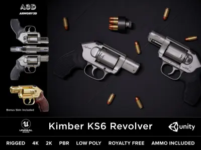 Game Ready Survival Game Starter Kit PBR Rigged Low-poly 3D model