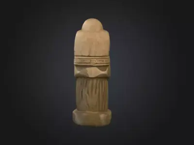 Ethereal Serenity  Low-poly 3D model