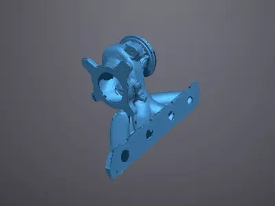 K04 turbo Golf R 2010 3d scan Low-poly 3D model