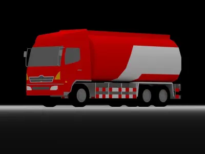 Low Poly Truck Pack Low-poly 3D model