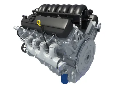 V8 Engine 3D model purchase