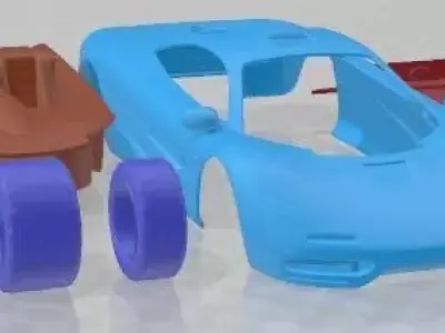 McLaren F1 1994 Printable Car 3D print model