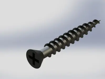 Screw Free 3D model