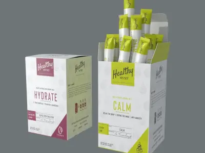 box packaging Low-poly 3D model