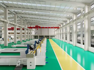 Factory 3D model buy