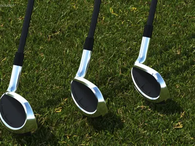 Short Iron Set 3D model