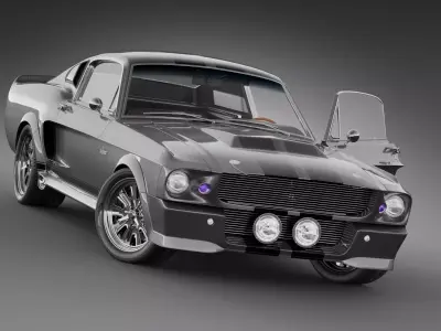 Shelby GT500 1967 3D model