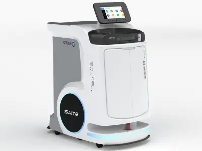 Saite Hospital Delivery Robot 3D model