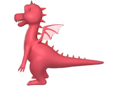 Dragon Cartoon 3D model buy