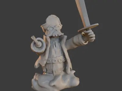 PIRATE SKULL  3D print model