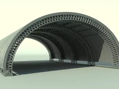 hangar for 3Dprint 3D print model