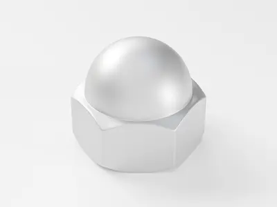 Nut Dome Head 3D model