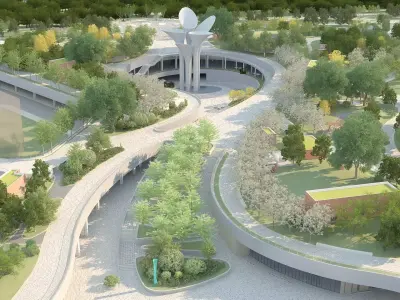 Coastal Park 3D model