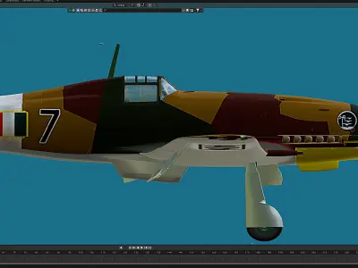 G-55 Fiat Free 3D model