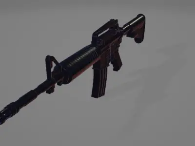M4a1-Gun 3D model