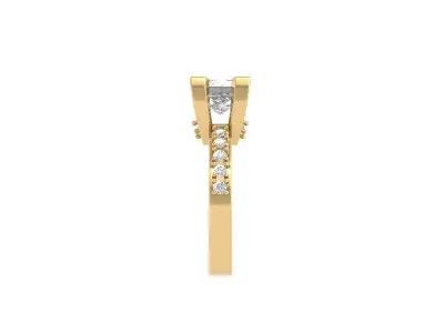 Princess Bridal Ring 3D print model purchase
