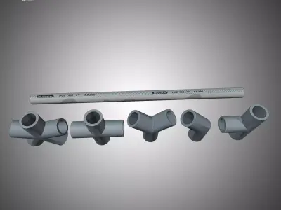 M4 Hex Bolts and Nuts with Rusty Iron Texture Fine Threads 3D model