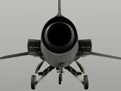 F104G starfighter fighter jet Free 3D model