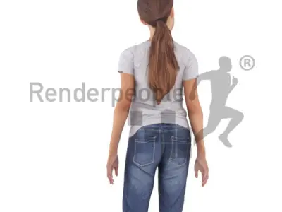 Holly Animated 001 Walking