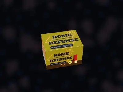 NZ Shotgun Ammo Low-poly 3D model