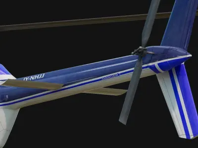Helicopter 3D model 17