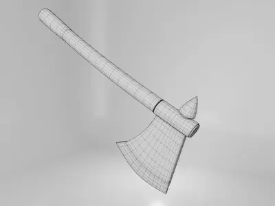 Axe 001 Low-poly 3D model