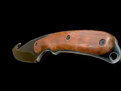 Knife gut CSgo Low-poly 3D model