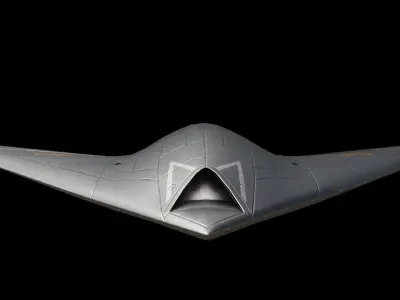 Hongdu GJ-11 Sharp Sword Low-poly 3D model
