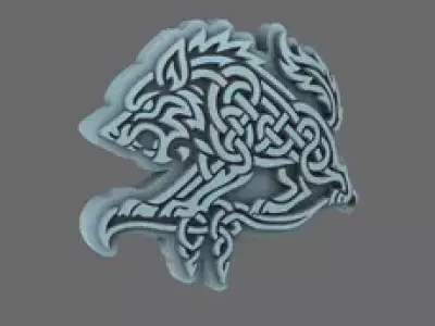 Arctic Prowler V10K Shoulder Symbols LEFT 3D print model