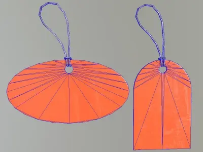 Price Tags 2 Low-poly 3D model