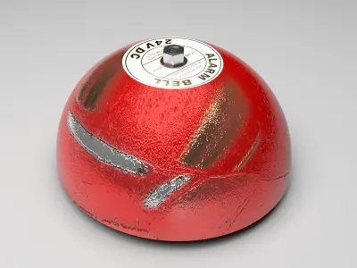 Fire Alarm Bell 3D model