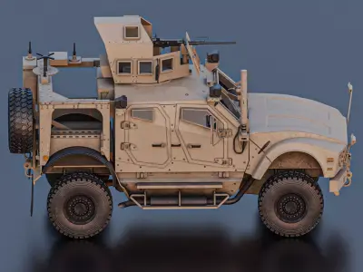 Oshkosh M-ATV Low-poly 3D model purchase