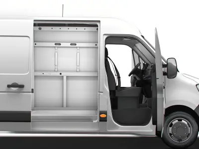 Renault Master Van L4H3 HQInterior 2023 3D model