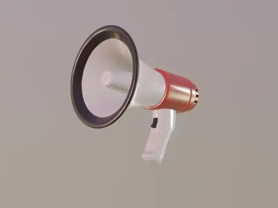 Megaphone 3D model purchase