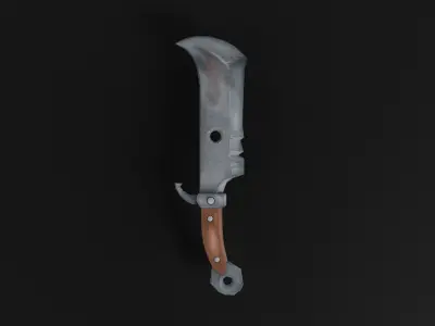 Stylized Sword Low-poly 3D model 3