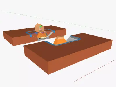 AT solar power tower 1A 3D model
