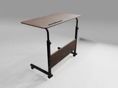 Mobile Bedroom Desk 3D model