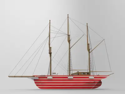 Santa Maria Ship 3D model