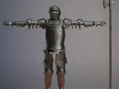 Medieval Plate Armor 3D model