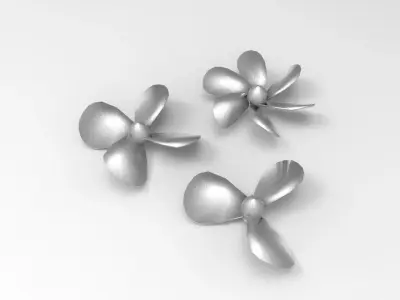 PROPELLER BOAT SHIP 3D PRINT 3D print model