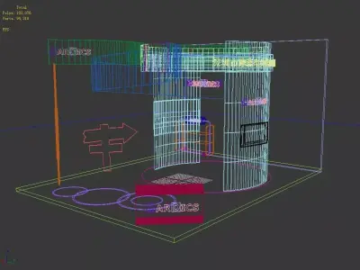 Exhibition - Area -6X8-3DMAX2009-010 3D model