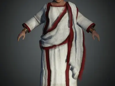 Ancient Rome Senator Aurelius 3D model