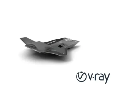 Stealth ShadowHawk 44 Aircraft model pack Low-poly 3D model